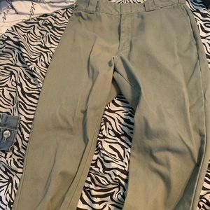Olive green dickies pants